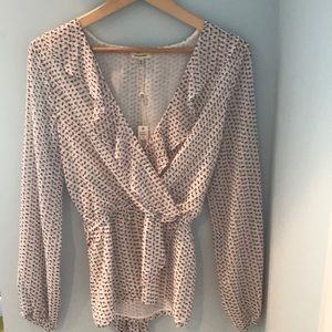 NWT polka dot top